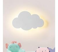 GUANSHAN Applique LED Nuage pour chambre d'enfant, lampe de chevet, veilleuse, éclairage mural décoratif pour chambre, salon, escaliers, 18 W, 3 éclairages