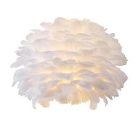 GUANSHAN Applique murale en forme de plume avec ampoule chaude de 12 W pour salle à manger, salon, chambre à coucher, restaurant