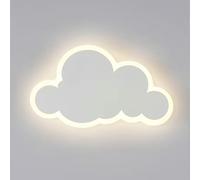 GUANSHAN Applique murale LED nuage blanc, veilleuse décorative pour chambre d'enfant, salon, escaliers, 3 éclairages