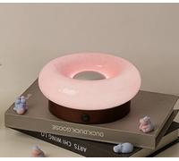 GUANSHAN Creative Donut Verre Lampe De Table Avec Interrupteur Tactique, Rétro Rechargeable En Verre Lampe De Lit, Romantique Atmosphère Lampe Veilleuse Pour Le Salon, Salon