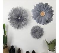 GUANSHAN ENSEMBLE DE DÉCORATION MURALE EN PLUMES À LA MAIN PENDENTIF MURAL EN PLUMES FLOWER WALL PEDAL PHOTOGRAPHIE PROP SALON, DÉCORATION DE CHAMBRE À COUCHER