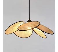 GUANSHAN Fleur Créative Type De Rotin Pendentif Lampe En Rotin Abat - Jour Pendentif Lampe Suspendue Lampe Suspendue Chambre Salon Lampe Suspendue