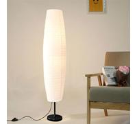 GUANSHAN Lampadaire en papier de riz de style japonais minimaliste décoratif lampadaire pliable en papier éclairage d'ambiance lampe de chevet pour salon chambre à coucher
