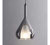 GUANSHAN Lampe à suspension en verre artistique Design minimaliste Plafonnier Lampe à suspension décorative Lustre créatif pour salon, chevet, restaurant