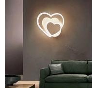 GUANSHAN LED Blanc Coeur Applique Veilleuse Dessin Animé Chambre d'enfant Applique Murale Applique Murale Décorative Fond Applique Murale Pour Chambre, Salon, Escaliers, 3 Éclairage