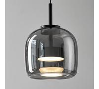 GUANSHAN Lampe pendante en verre d'art simple, plafonnier en verre de luxe, luminaire suspendu, lustre décoratif, lampe suspendue pour chambre à coucher, salon, table à manger