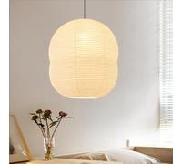 GUANSHAN Lampe Suspendue De Papier De Riz Fait à La Main Lampe Suspendue d'Art Rétro Lampe Créative Lampe Suspendue Chambre à Coucher, Salon, Salle à Manger Lustre Décoratif