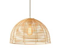 GUANSHAN Lustre En Rotin Bohème Lustre En Rotin Art Abat - Jour Lustre Décoratif Chambre à Coucher, Salon Plafonnier