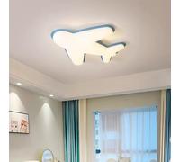 GUANSHAN Plafonnier en forme d'avion, style enfantin, à spectre complet, protection des yeux, design dessin animé Pour chambre d'enfant