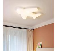 GUANSHAN Plafonnier en forme d'avion, style enfantin, à spectre complet, protection des yeux, design dessin animé Pour chambre d'enfant