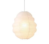 GUANSHAN Suspension japonaise en papier de riz, style Wabi-Sabi, lustre simple, idéal pour un restaurant, un salon ou une chambre.