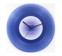 GUANSHAN Translucide Ronde Enregistrement Horloge Murale Style Moderne Horloge en Plastique Ornement Photographie Accessoires Décoration pour Salon, Chambre à Coucher, Cadeau