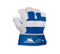 Guante americano serraje selección media. Forrado palma, dorso y manguito en algodón