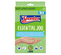 Spontex Gants jetables Essential 200 Taille unique