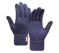 Guantes Para Motociclista - Guantes Bicicleta | Guantes De Moto | Mitones Punto Grueso | Guantes De Ciclismo De Doble Capa Con Pantalla Táctil | Mitones Acolchados Invernales Térmicos Para Clima Frío