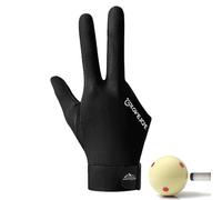 Guanto Da Biliardo - 21cm Guanti Da Biliardo per Tiro Con Dita Aperte | Spandex Poliestere Guanti Traspiranti Asciugatura Rapida | Taglia Universale per Carambola | Mano Sinistra Destra Profes