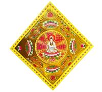 Guanyin Gold Joss Papier traditionnel chinois pour bénédiction santé Papier sacrificiel gaufré avec motifs dorés pour le festival Ching Ming Fantôme affamé