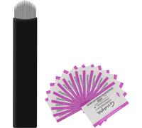 Guapa 50pcs Microblading Needles 18u Nano 0.15mm Eyebrow Tattoo Needles Stainless Steel For Permanent Makeup (50pcs-18u-0.15mm)