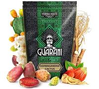 Guarani Ashwagandha Cactus 500g - Yerba Mate du Paraguay avec Ashwagandha, Ginseng, Jasmin et Cactus - Mélange Énergisant et Exotique