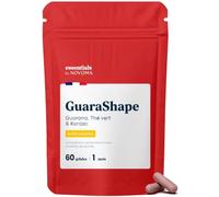 Guarashape - Guarana, Thé Vert, Konjac et Gingembre, 60 Gélules - 1 Mois