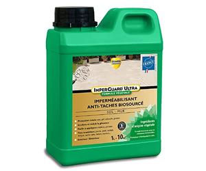 Guard Industrie ImperGuard Ultra - Imperméabilisant Super Antitache Incolore - Pierre poreuse, Sol, Façade - 1L - 10m2
