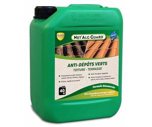 GUARD INDUSTRIE - Net'Alg Guard - Fongicide Action Visible dès 48 heures, Traces Vertes, Lichen - Français - 40 m2