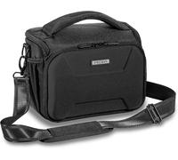 Guard"" Sacoche pour appareil photo SLR avec protection anti-pluie, bandoulière et compartiments pour accessoires, Taille: XL, noir