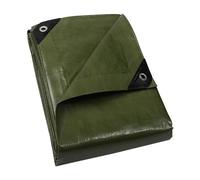 GUARD SHIELD - Bâche avec œillets - Étanche - 3 x 4 m - Vert - Multifonctionnelle - En polyester - 120 g/m² - Bâche en tissu - Bâche de protection - Polyvalente, résistante à la déchirure, stabilisée