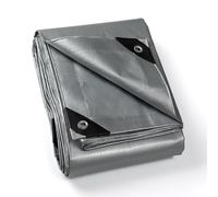GUARD SHIELD Bâche de Protection avec œillets - Imperméable - 3 m x 4 m - Gris - 200 g/m² - Bâche de Protection - Bâche Multi-usages - Résistante à la déchirure - Stabilisée aux UV - Résistante à la