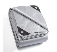 GUARD SHIELD Bâche de Protection Bâche Imperméable étanche 4x5m Gris 160g/m² Polyéthylène Bâches UV Résistant avec œillets