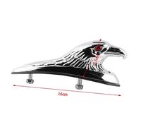 Guardabarros Moto Garde-boue avant de moto universel, ornement décoratif, statue de tête d'aigle, adapté