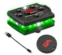 Guardian Angel Micro Series Lumières de sécurité, dispositif de balise (avant vert et arrière vert) | Lumière LED rechargeable, magnétique et mains libres pour promener les chiens, le cyclisme, le