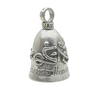 Guardian Never Ride Faster Than Your Angel Can Fly Moto Biker Luck Riding Bell or Key Ring