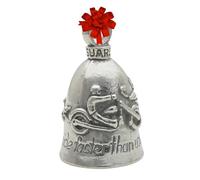 Guardian Never Ride Faster Than Your Angel Can Fly Moto Biker Luck Riding Bell or Key Ring