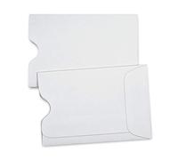 Guardian Lot de 500 pochettes vierges pour cartes de crédit ou clés d'hôtel - Pochettes pour cartes cadeaux inscriptibles et imprimables