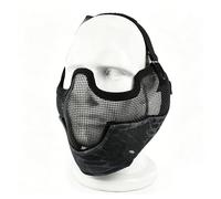 Guardian Mask Airsoft Masque de Protection Demi-Visage en Maille avec Protection des Oreilles for Hommes Adultes Femmes BBS Paintball Tir CS Jeux de Survie Cosplay(TY|)