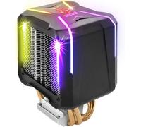 Guardian V201 Ventirad de Processeur PC Gamer -Ventilateur RGB SYNC Adressable -Refroidisseur Aluminium 4 Caloducs en Cuivre -Dissipateur de Chaleur Silencieux -CPU Cooler Intel et AMD