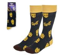 Guardians of The Galaxy Groot Chaussettes, Multicolore, 38-45 Mixte