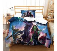 Guardians Of The Galaxy Impression En D Parure De Couette Avec Fermeture Eclair Housse De Couette Respirante£¬Pour Tout Le Monde£¬Marvel Animation Houss