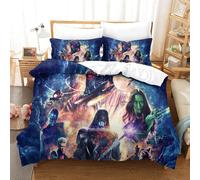 Guardians Of The Galaxy Impression En D Parure De Couette Avec Fermeture Eclair Housse De Couette Respirante£¬Pour Tout Le Monde£¬Marvel Animation Houss