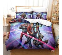 Guardians Of The Galaxy Impression En D Parure De Couette Avec Fermeture Eclair Housse De Couette Respirante£¬Pour Tout Le Monde£¬Marvel Animation Houss