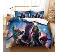 Guardians Of The Galaxy Impression En D Parure De Couette Avec Fermeture Eclair Housse De Couette Respirante£¬Pour Tout Le Monde£¬Marvel Animation Houss