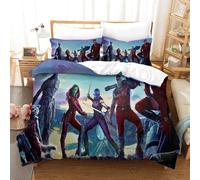 Guardians Of The Galaxy Impression En D Parure De Couette Avec Fermeture Eclair Housse De Couette Respirante£¬Pour Tout Le Monde£¬Marvel Animation Houss