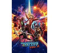 Guardians Of The Galaxy Poster Vol. 2 - One Sheet (61cm x 91,5cm) + 2 tringles Transparentes avec Suspension