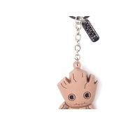 Guardians Of The Galaxy - Rubber 3d Keychain - Groot