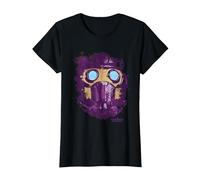 Guardians of The Galaxy Star Lord Mask T-Shirt, Femme, Noir, 3XL