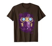Guardians of The Galaxy Star Lord Mask T-Shirt, Homme, Marron, XL