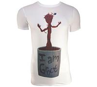 Guardians of the Galaxy T-shirt I am Groot - Pot de fleurs - Blanc - Blanc - L