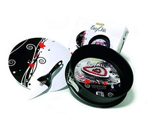 Guardini 4223055004 Easy Chic Coffret avec Assiette/Pelle à Tarte/Moule à manqué à charnière 26 cm