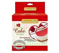 Guardini, Bague Ronde Ajustable Ø16-28 cm, Acier Inoxydable, Argent